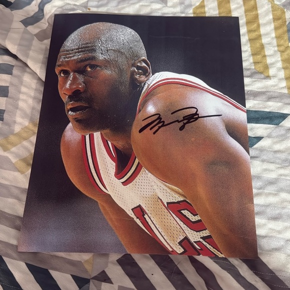 Michael Jordan  autographed 8x10 photo - Picture 1 of 1